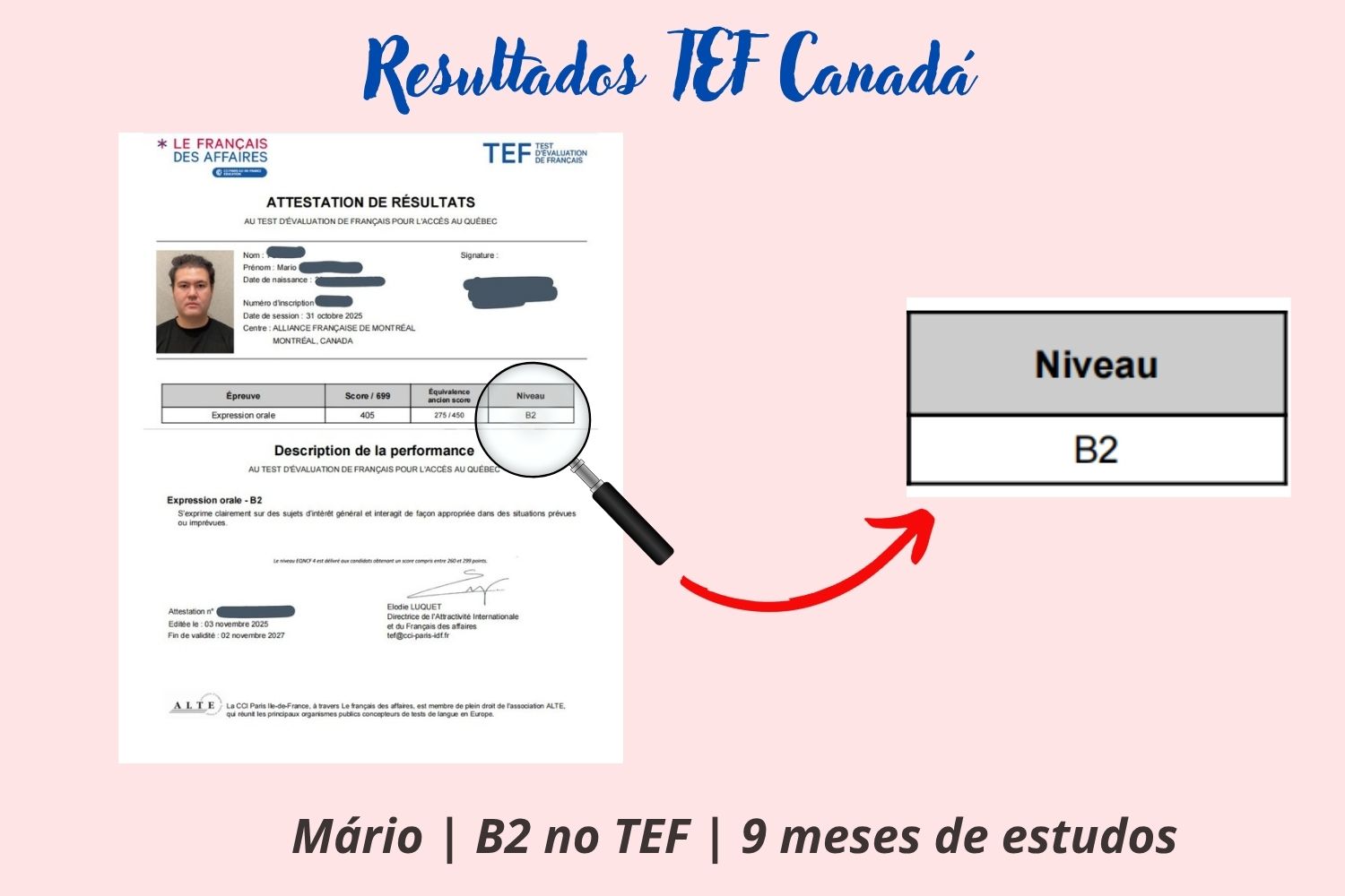 Resultado TCF/TEF
