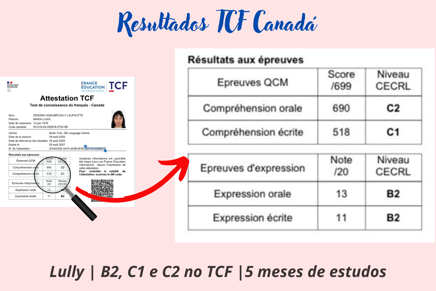 Resultado TCF/TEF